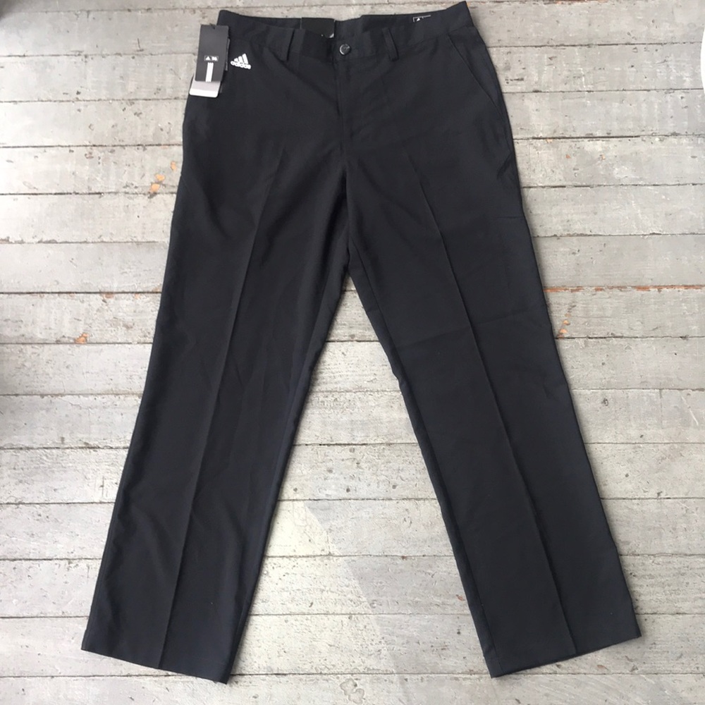 NWT Adidas ClimaLite Golf Pants Black Men’s Size 34x32